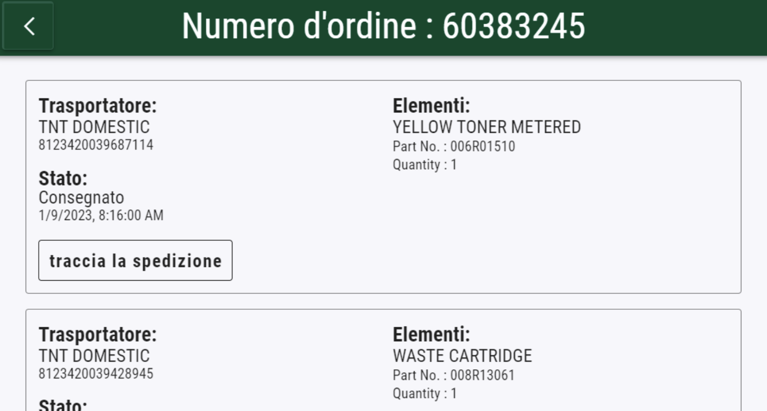 app xerox supplies tracker